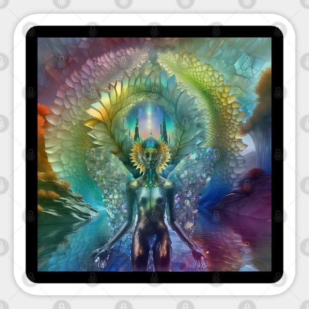 Alien Portal Sticker by PurplePeacock